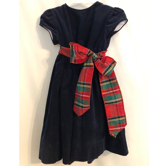 bailey boys classics Other - Boutique 2T dress worn once, navy with plaid bow